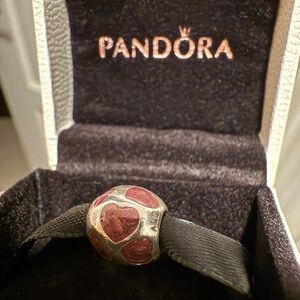 Purple heart Pandora Charm